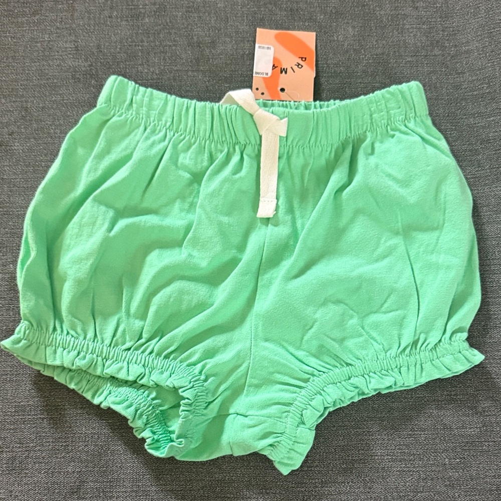 Primary Mint Green Bubble Shorts